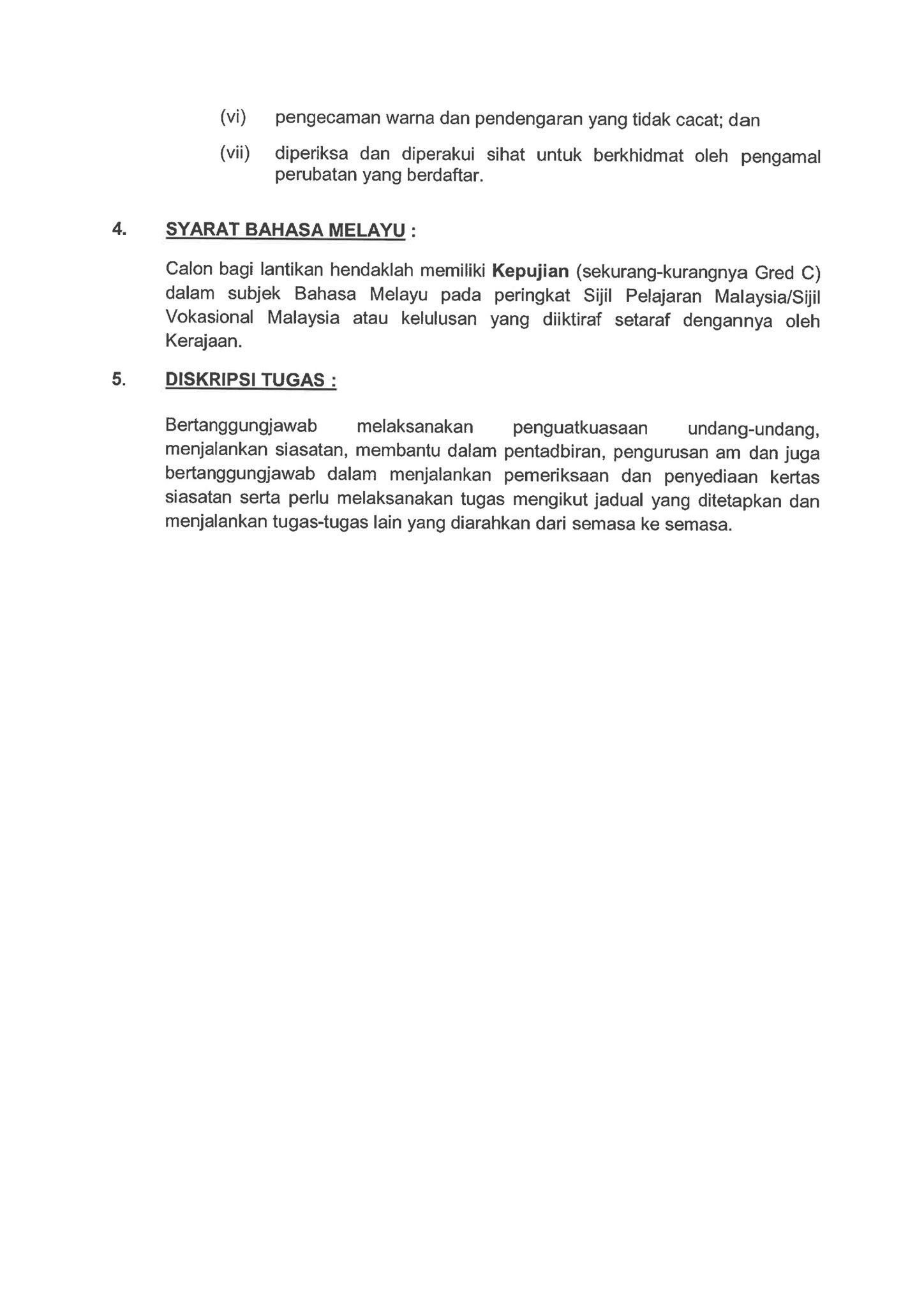 jawatan kosong